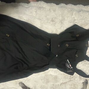 J for Justify Black Strapless Dress by